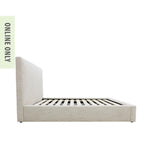 Cove Marina Linen Look Bed Frame