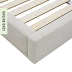 Cove Marina Linen Look Bed Frame