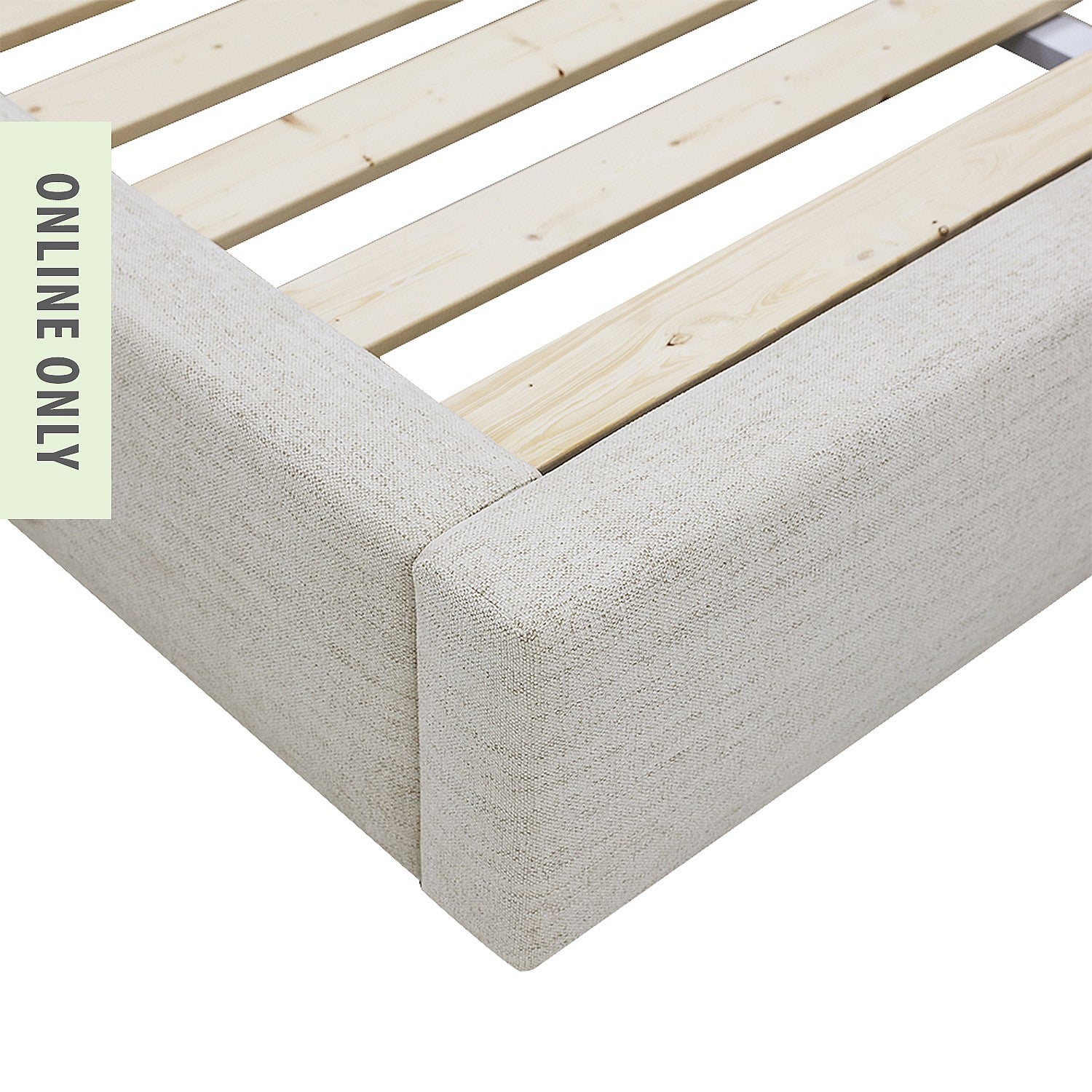 Cove Marina Linen Look Bed Frame