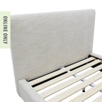 Cove Marina Linen Look Bed Frame