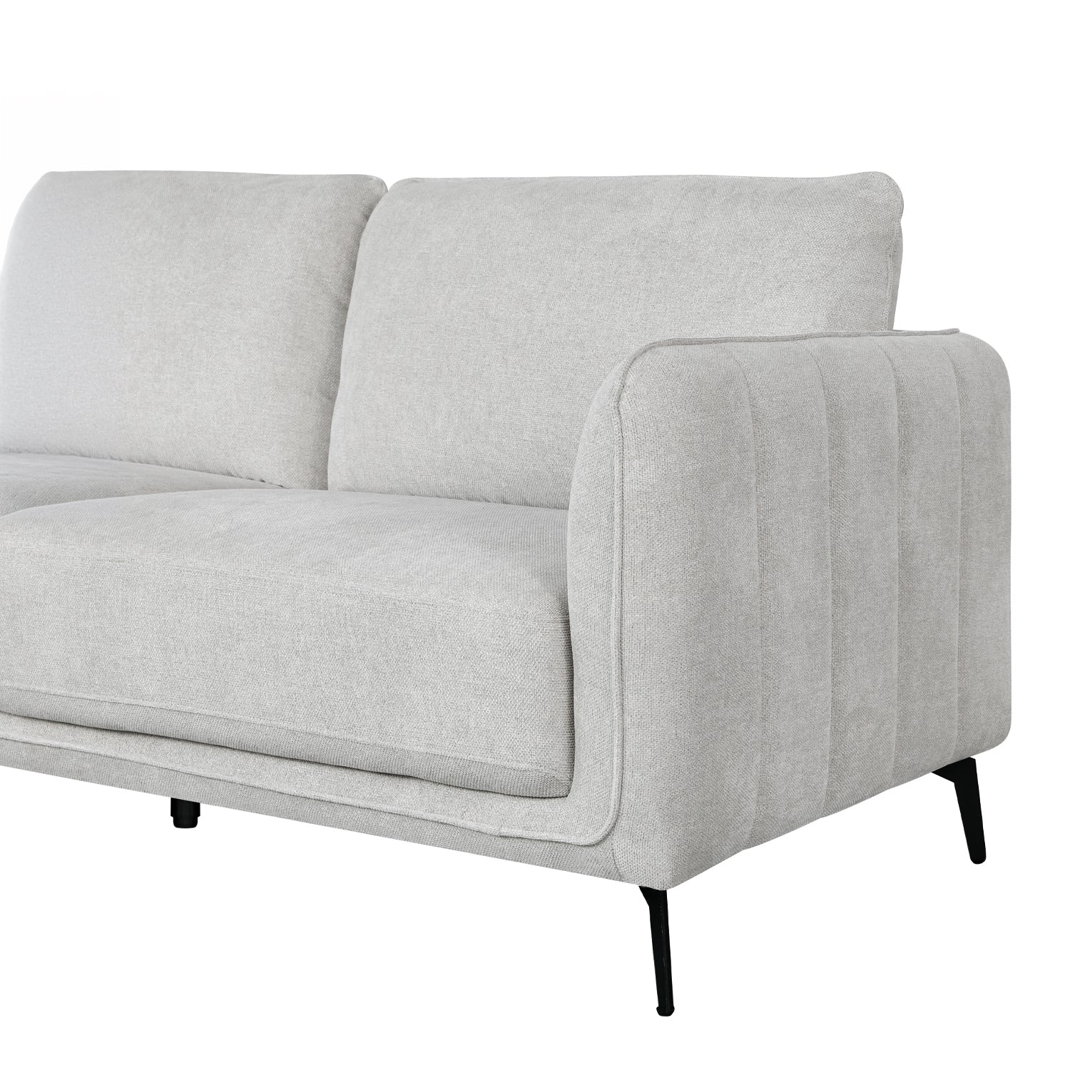 Design Republique Jackson Grey 3 Seater Sofa
