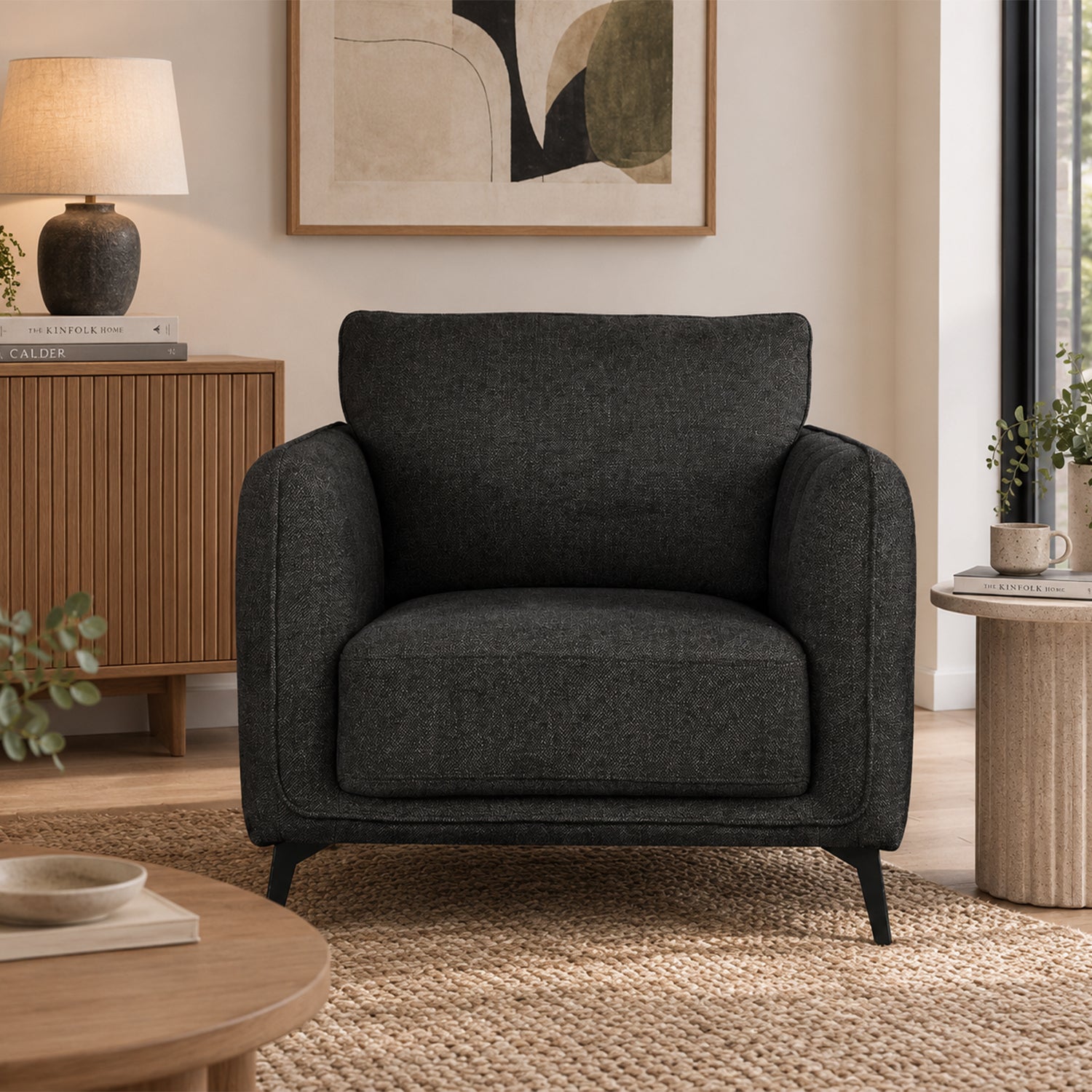 Design Republique Jackson Slate Single Seater Armchair