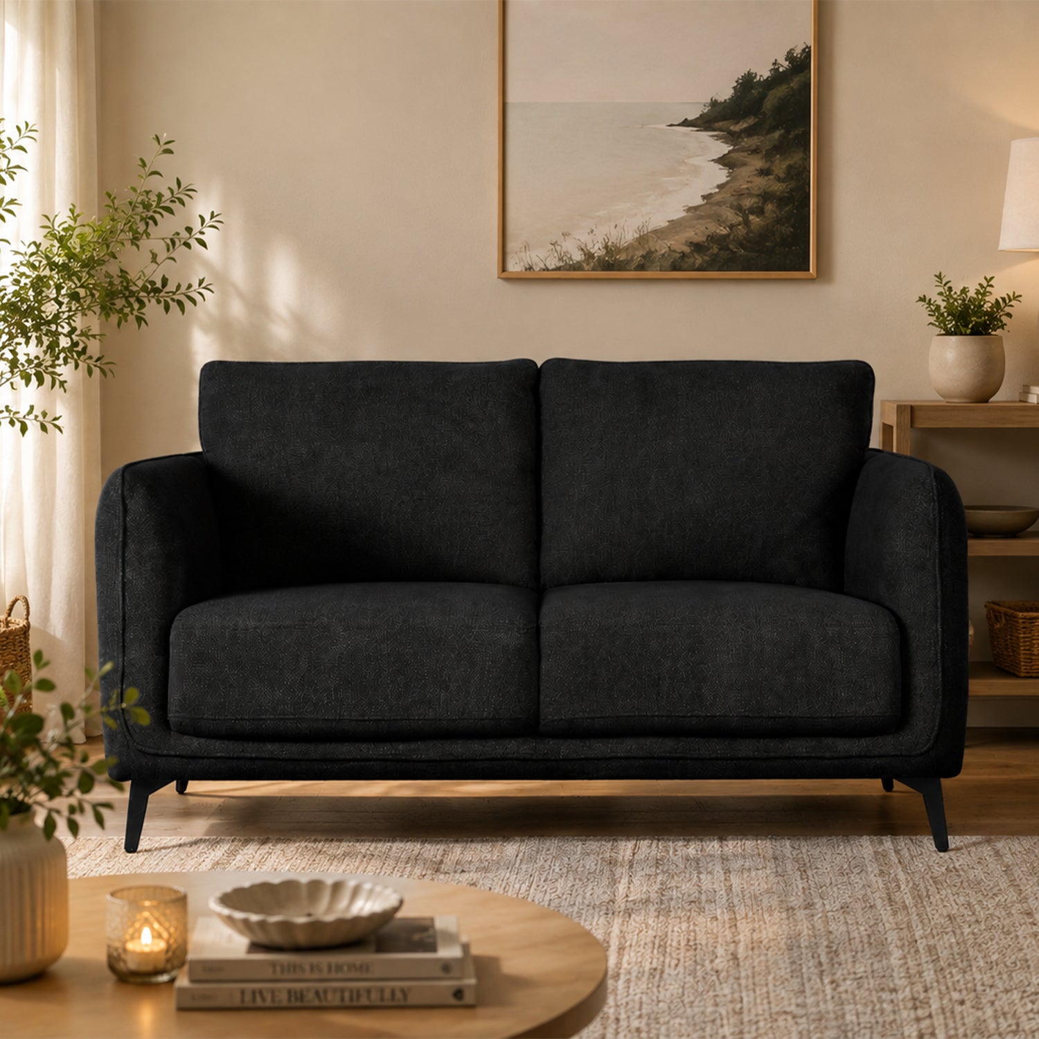 Design Republique Jackson Slate 2 Seater Sofa