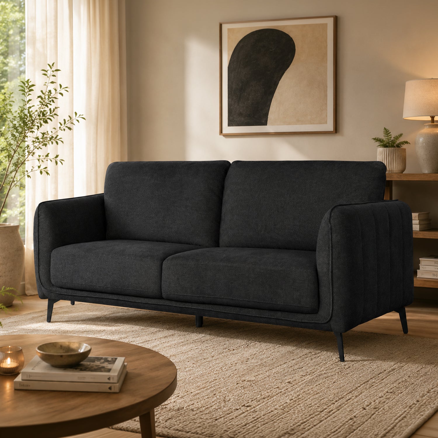 Design Republique Jackson Slate 3 Seater Sofa