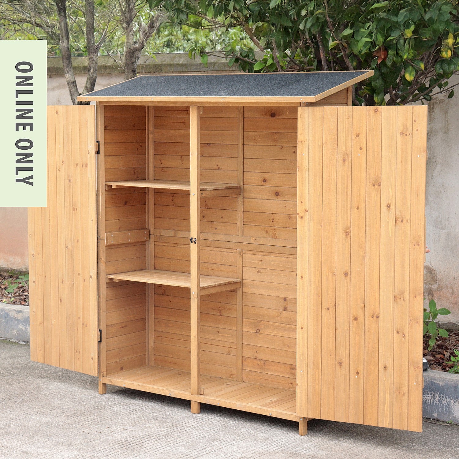 Outsidings Spruce Wood Grand Storage Unit