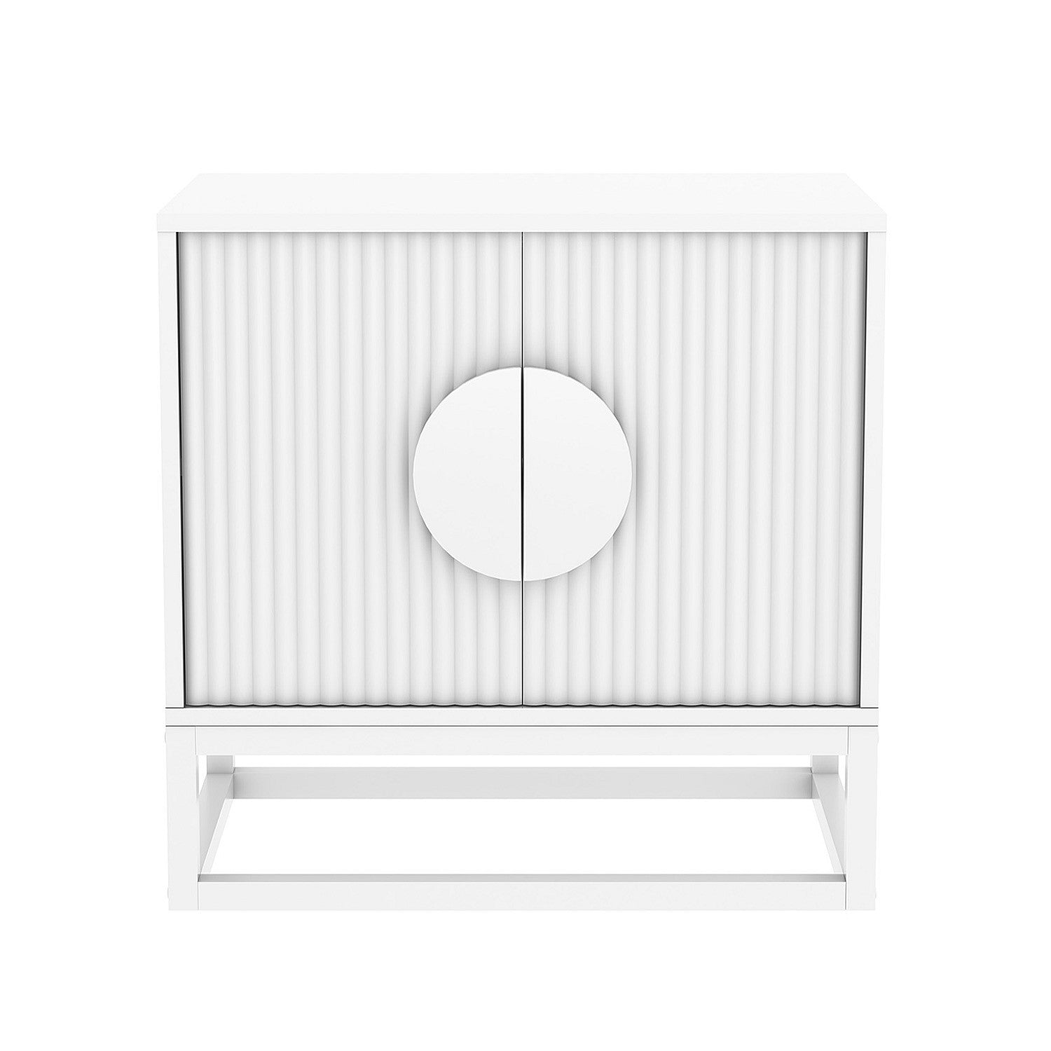 Design Republique Taylor Bedside Table White