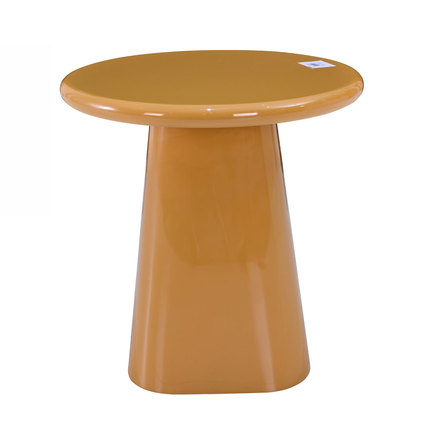 Design Republique Lacquer Side Table Mustard