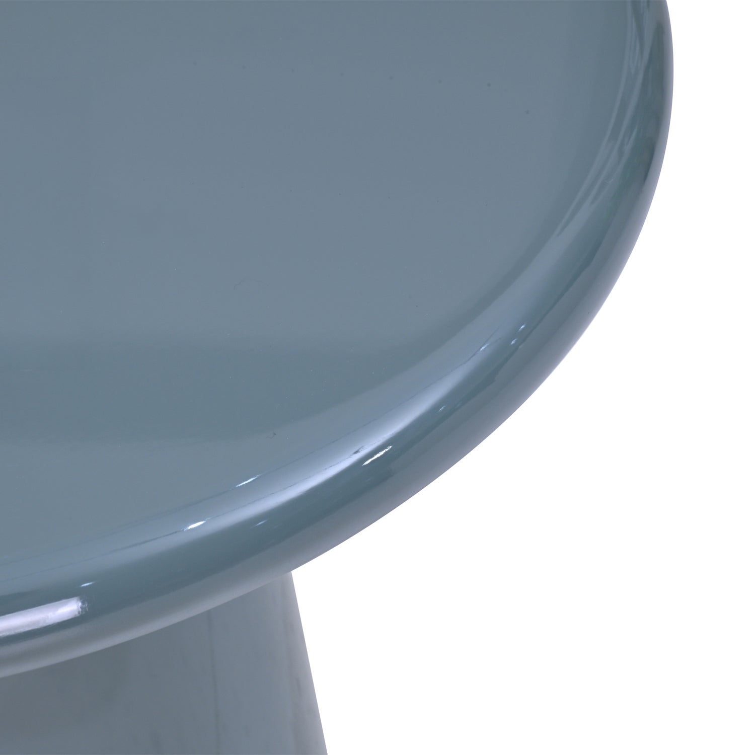 Design Republique Lacquer Side Table Storm