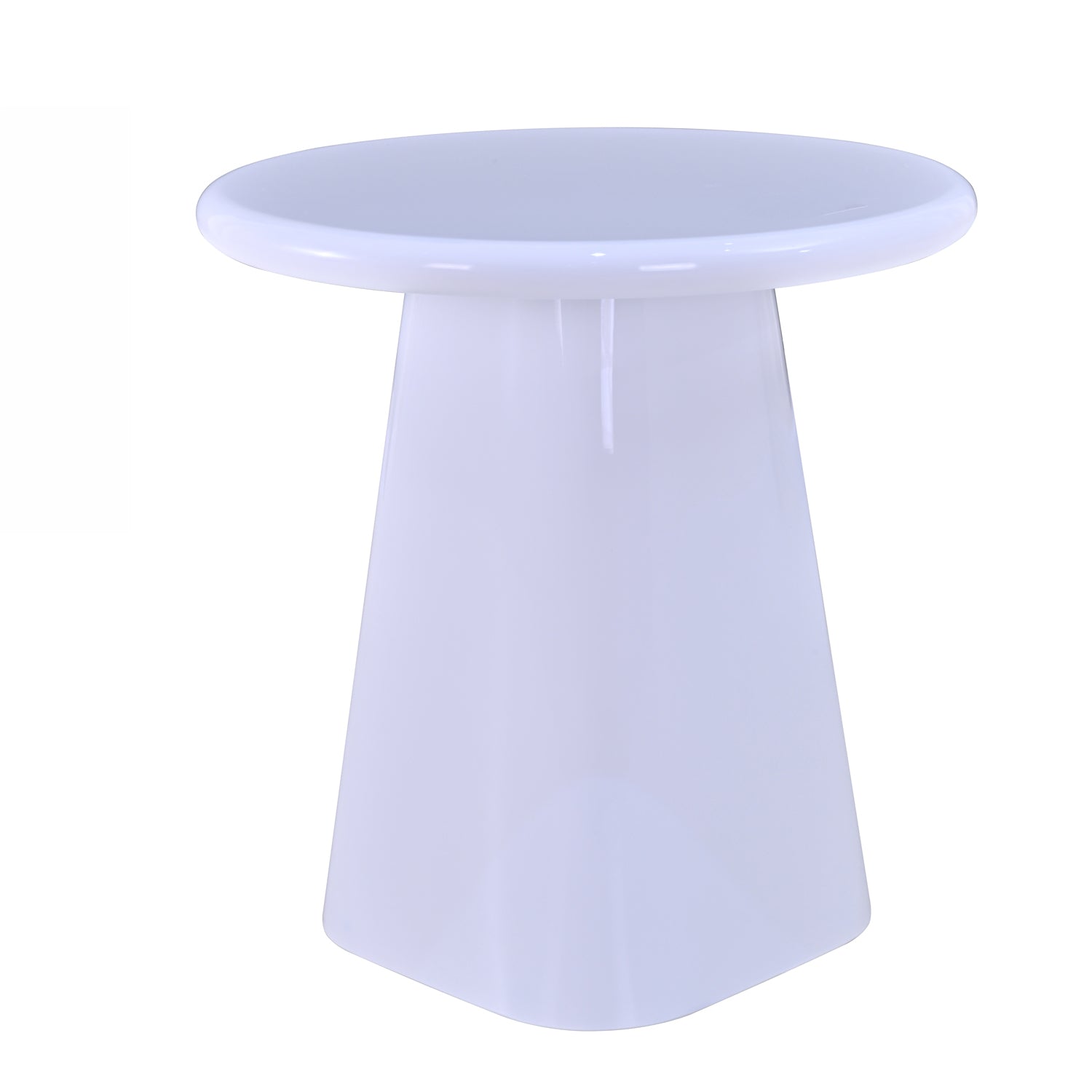 Design Republique Lacquer Side Table White