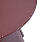 Design Republique Lacquer Side Table Burgundy