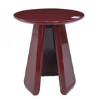Design Republique Lacquer Side Table Burgundy