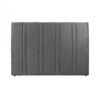 Solace Allie Headboard Charcoal Super King