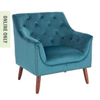 Design Plus Farrah Velvet Armchair