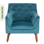 Design Plus Farrah Velvet Armchair