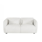 Design Republique Cloud 2 Seater Sofa in cream shown front-facing on a white background.