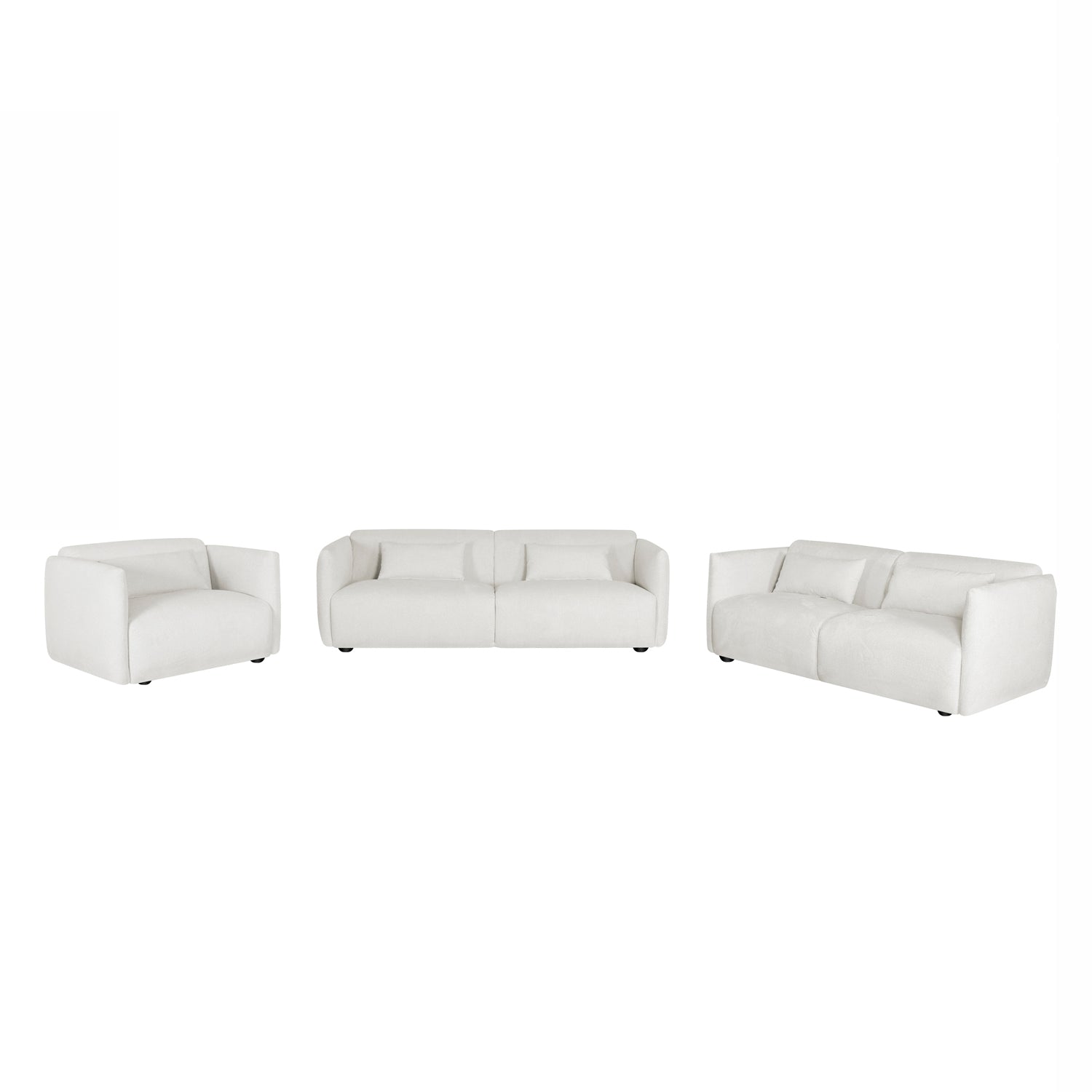 Design Republique Cloud 2 Seater Sofa Cream