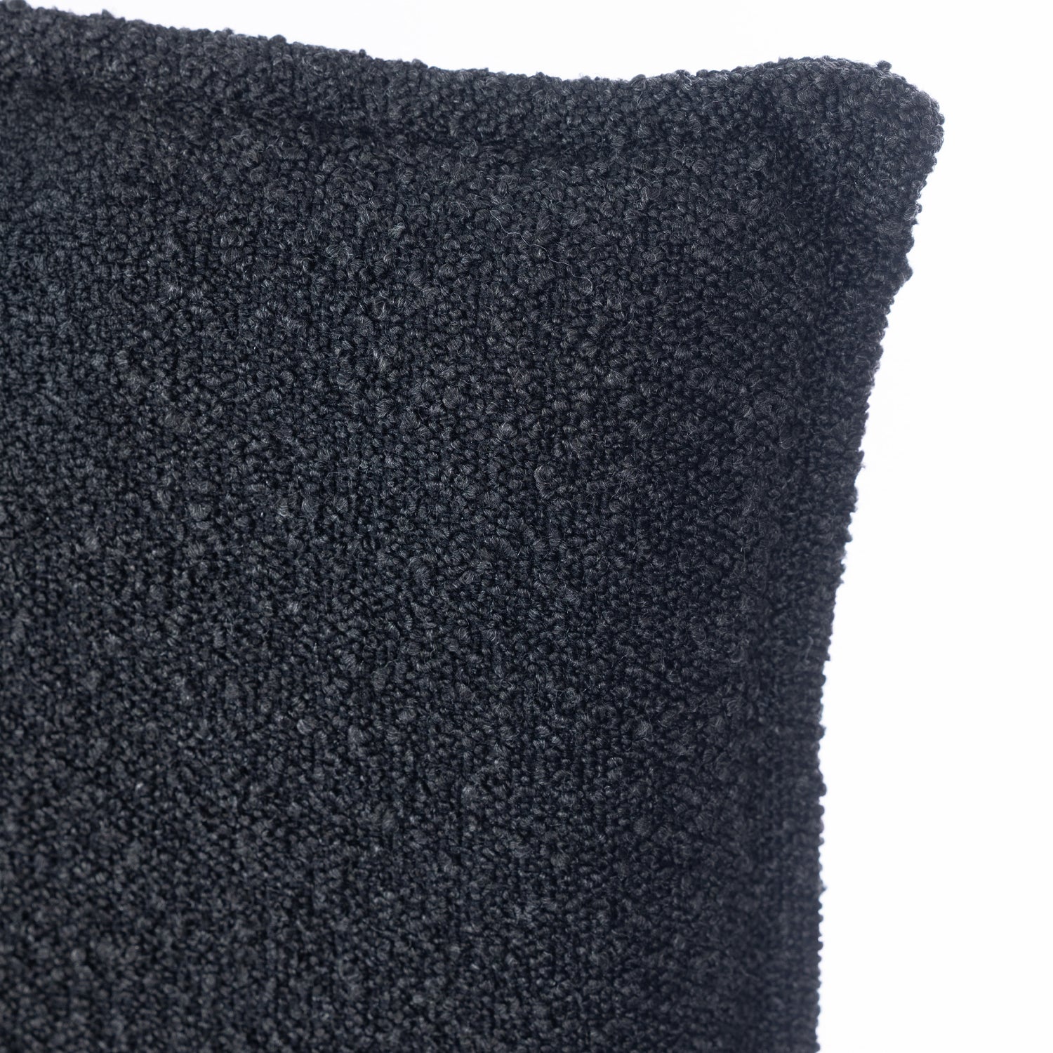 Design Republique Andie Boucle Headboard Black Queen