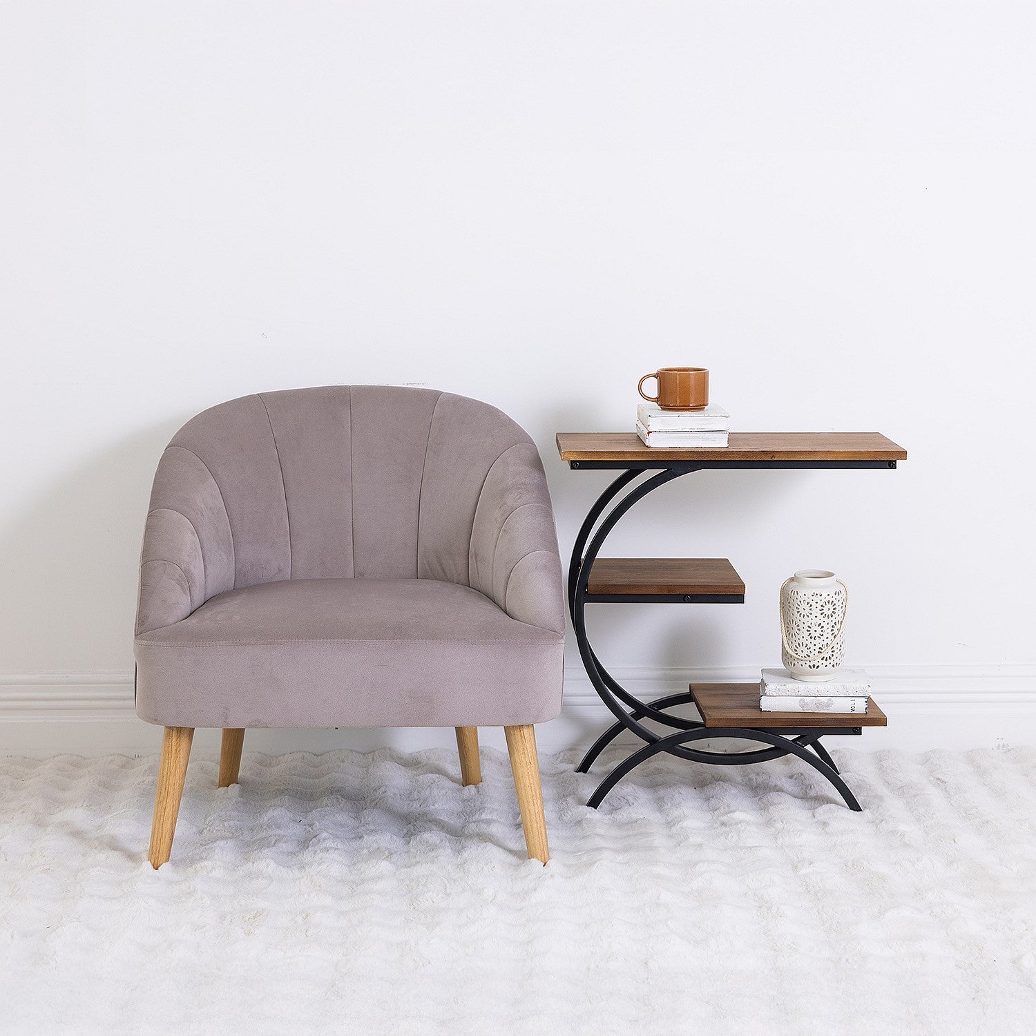Design Republique Clark Shelf Side Table