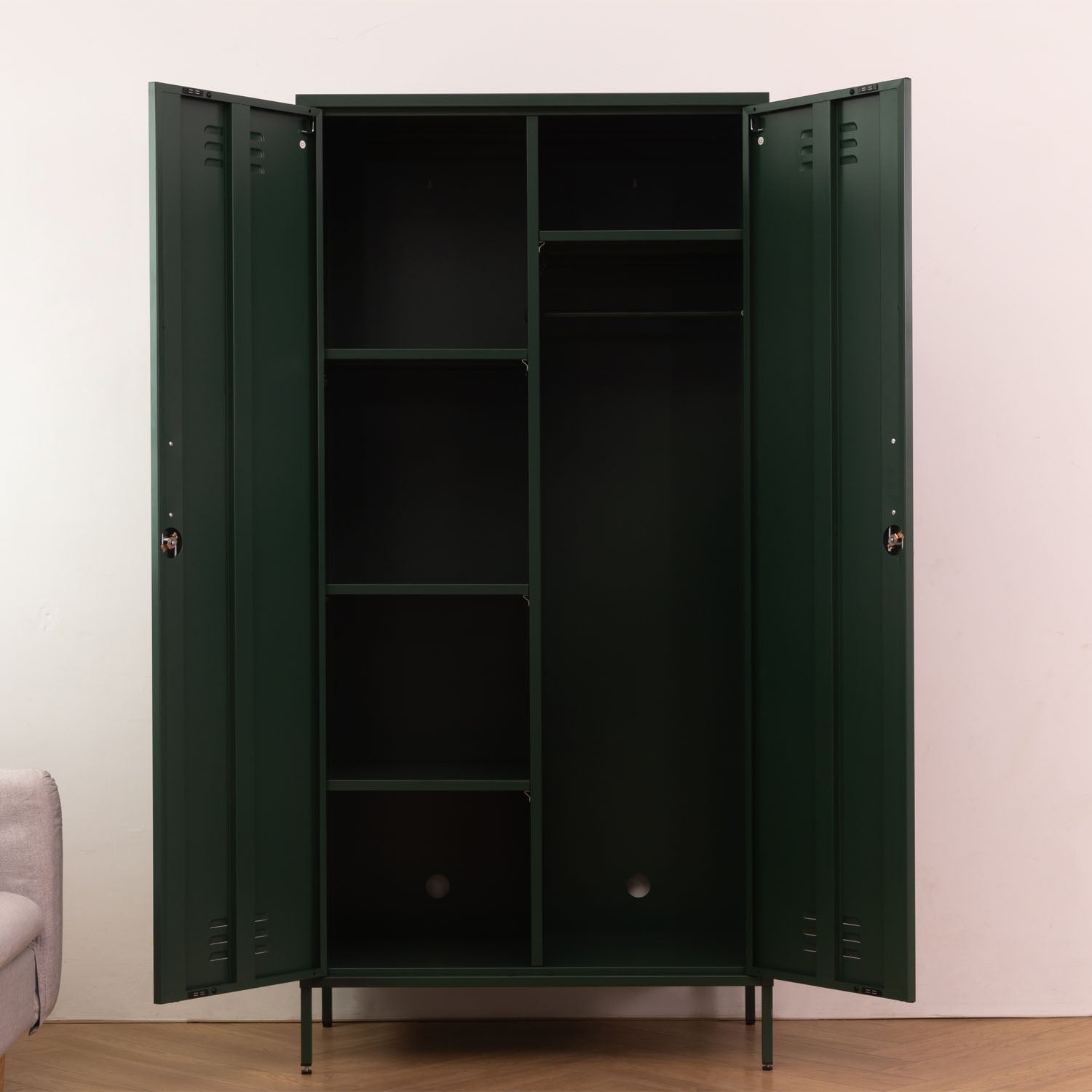 Design Republique Mila Double Locker Pine Green