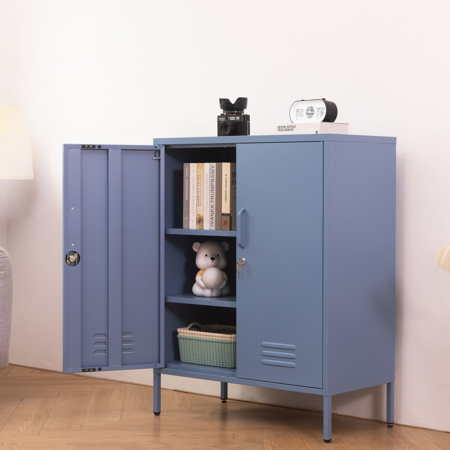 Design Republique Mila Sideboard Locker Blue