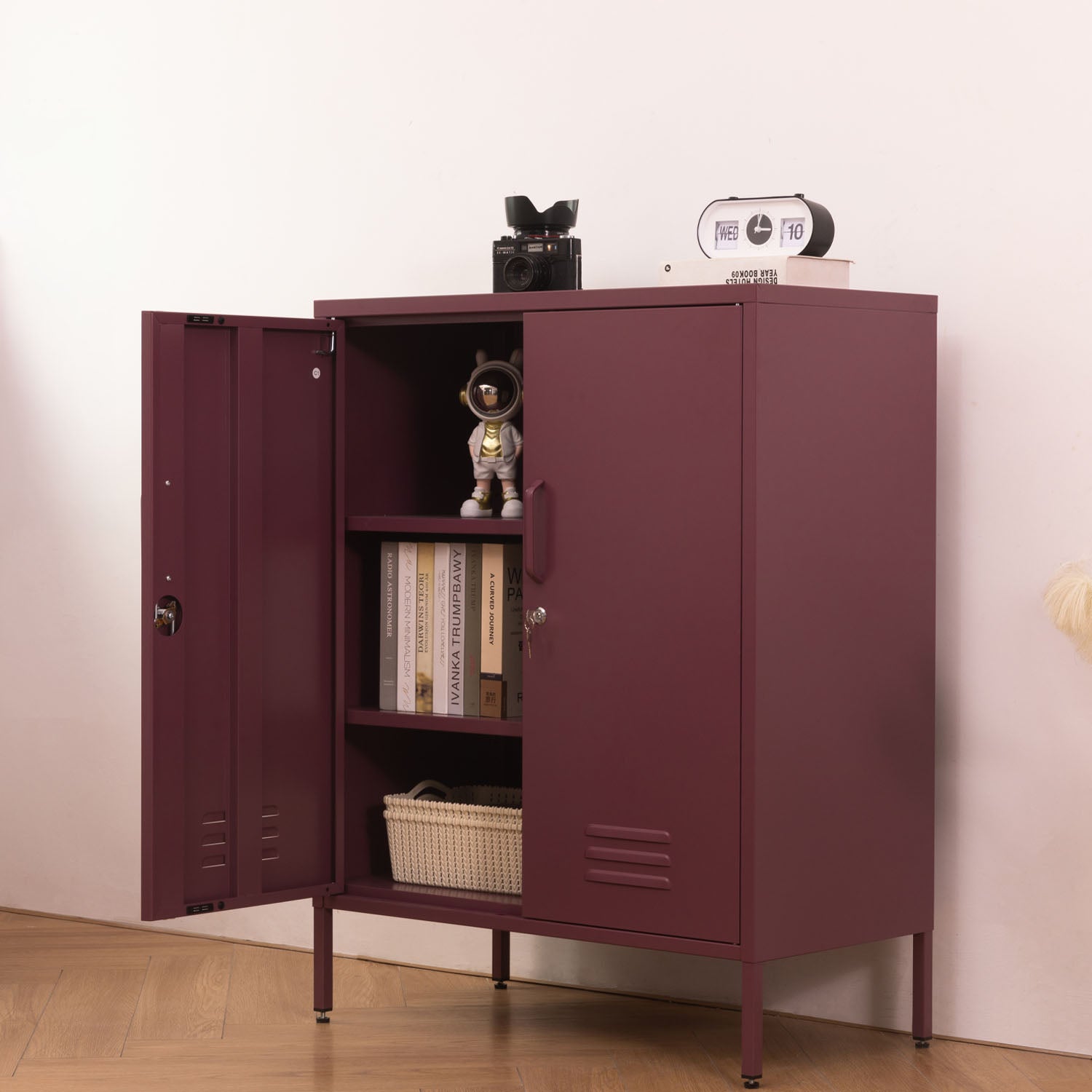 Design Republique Mila Sideboard Locker Plum