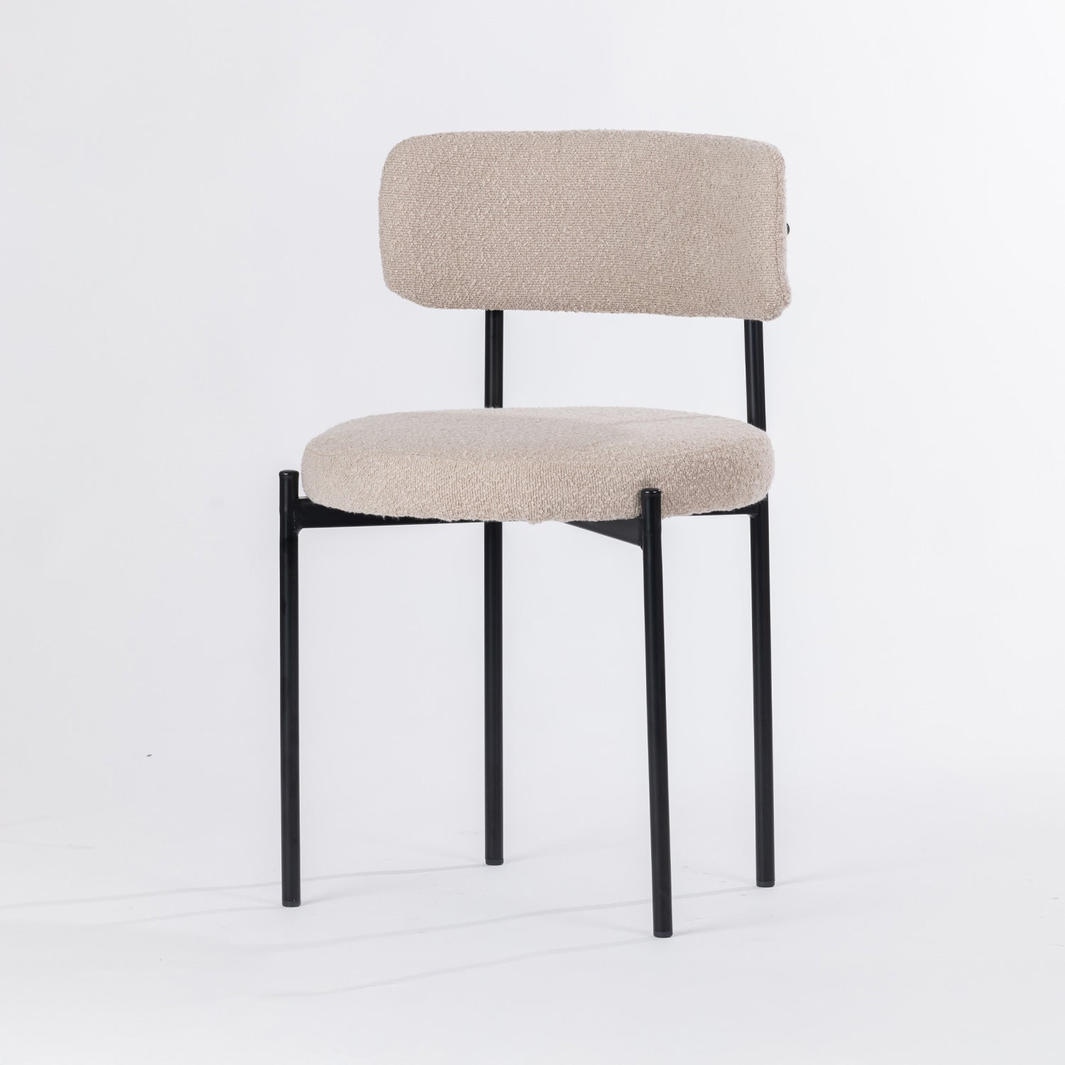Design Republique Aria Boucle Dining Chair Taupe