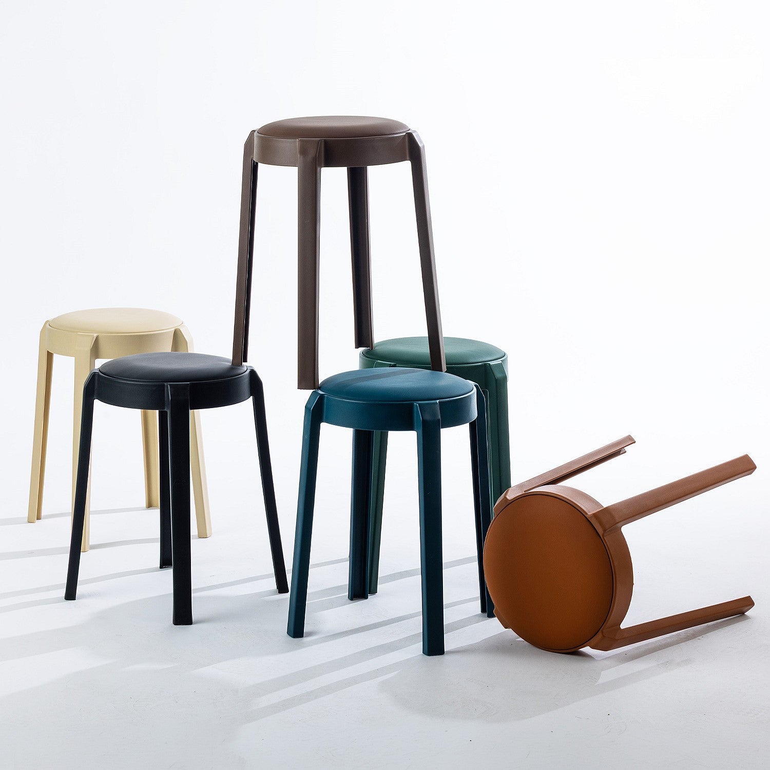 Home Co. Ollie Padded Stool