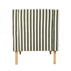 Design Republique Layne Green Stripe Chair