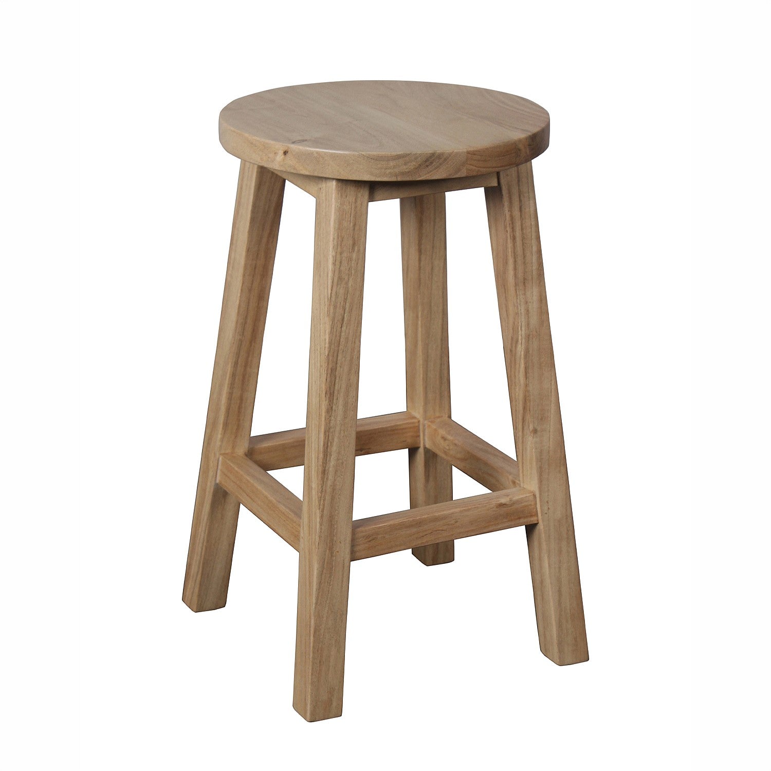 Design Republique Noah Wooden Round Stool