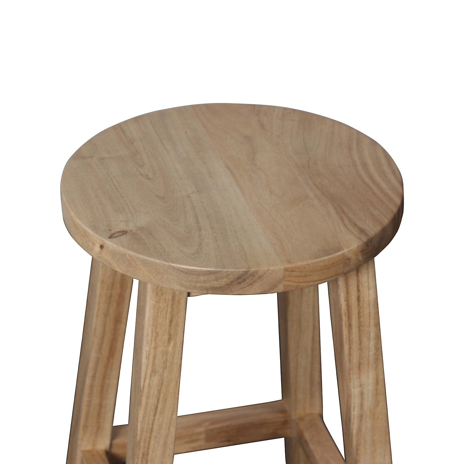 Design Republique Noah Wooden Round Stool