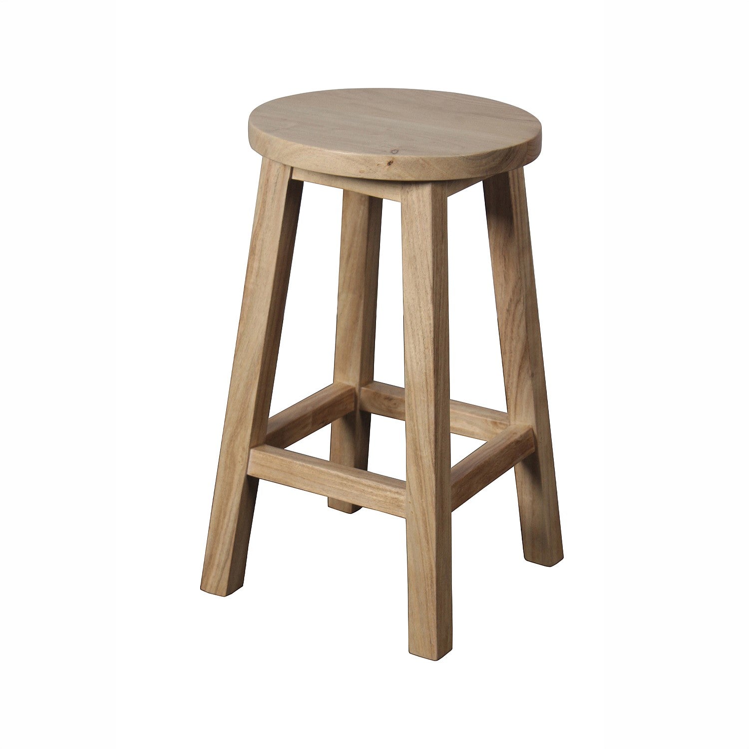 Design Republique Noah Wooden Round Stool