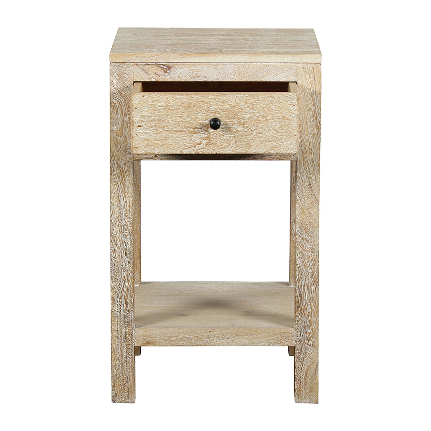 Gracious Living Rylee Wooden Bedside Table