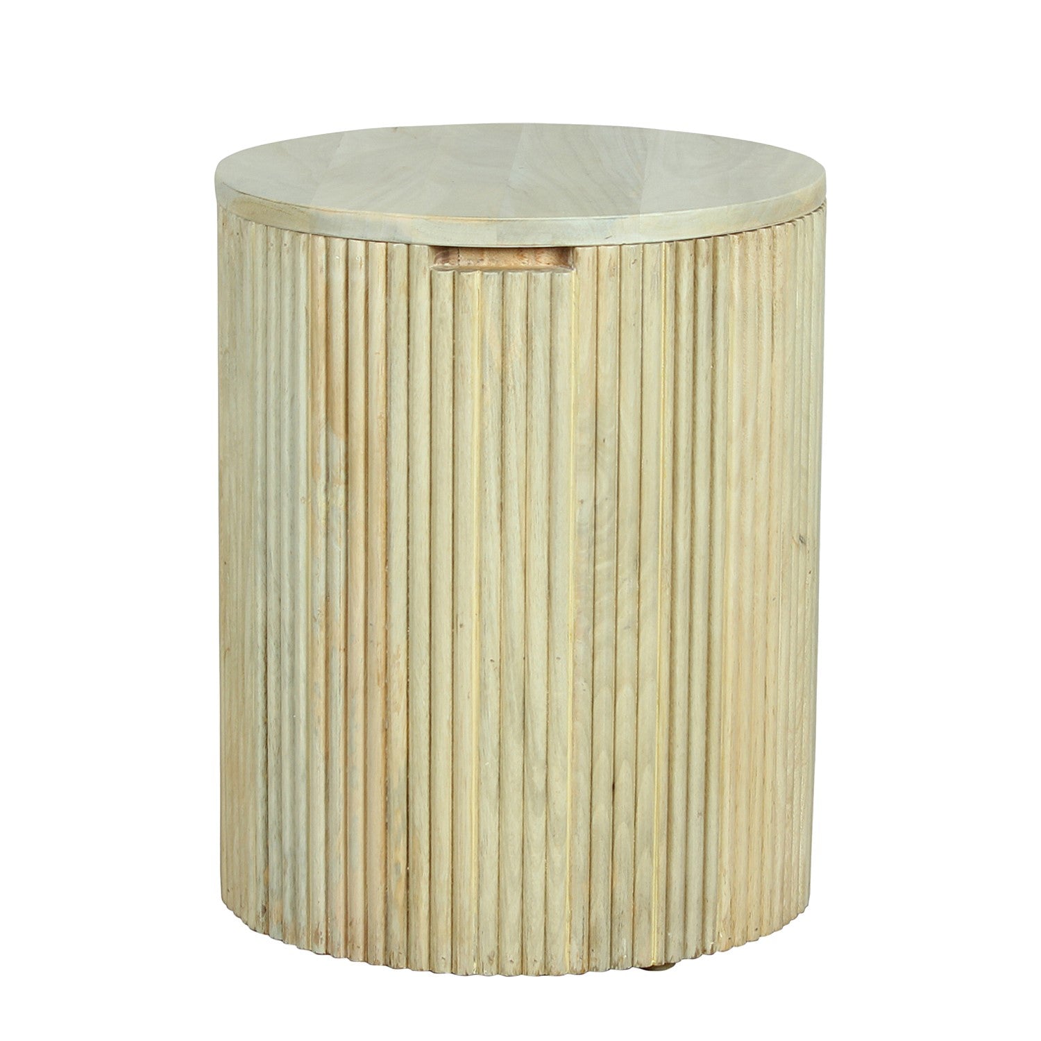 Cove Mango Wood Storage Side Table