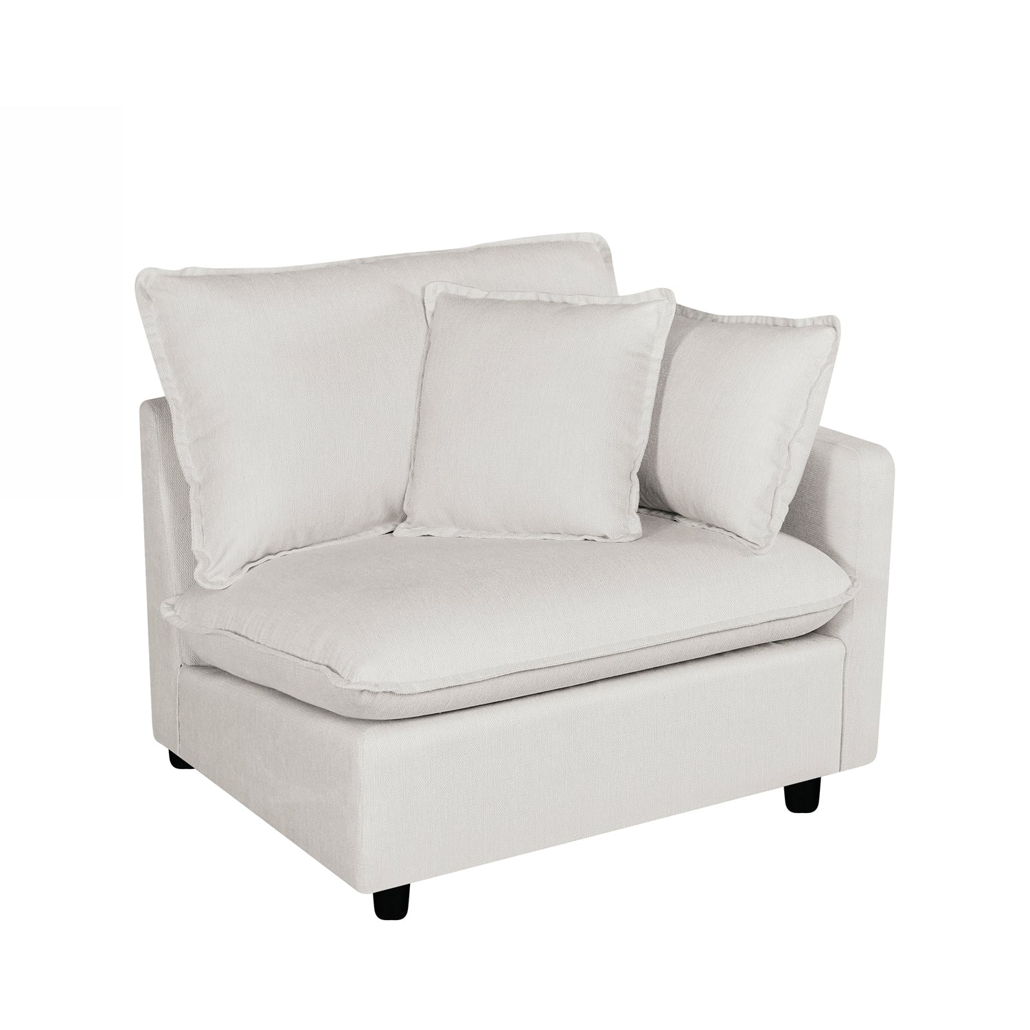 Design Republique Oakley Modular Left Hand Chair Natural