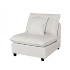 Design Republique Oakley Modular Armless Chair Natural