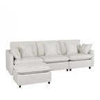 Design Republique Oakley Modular Armless Chair Natural