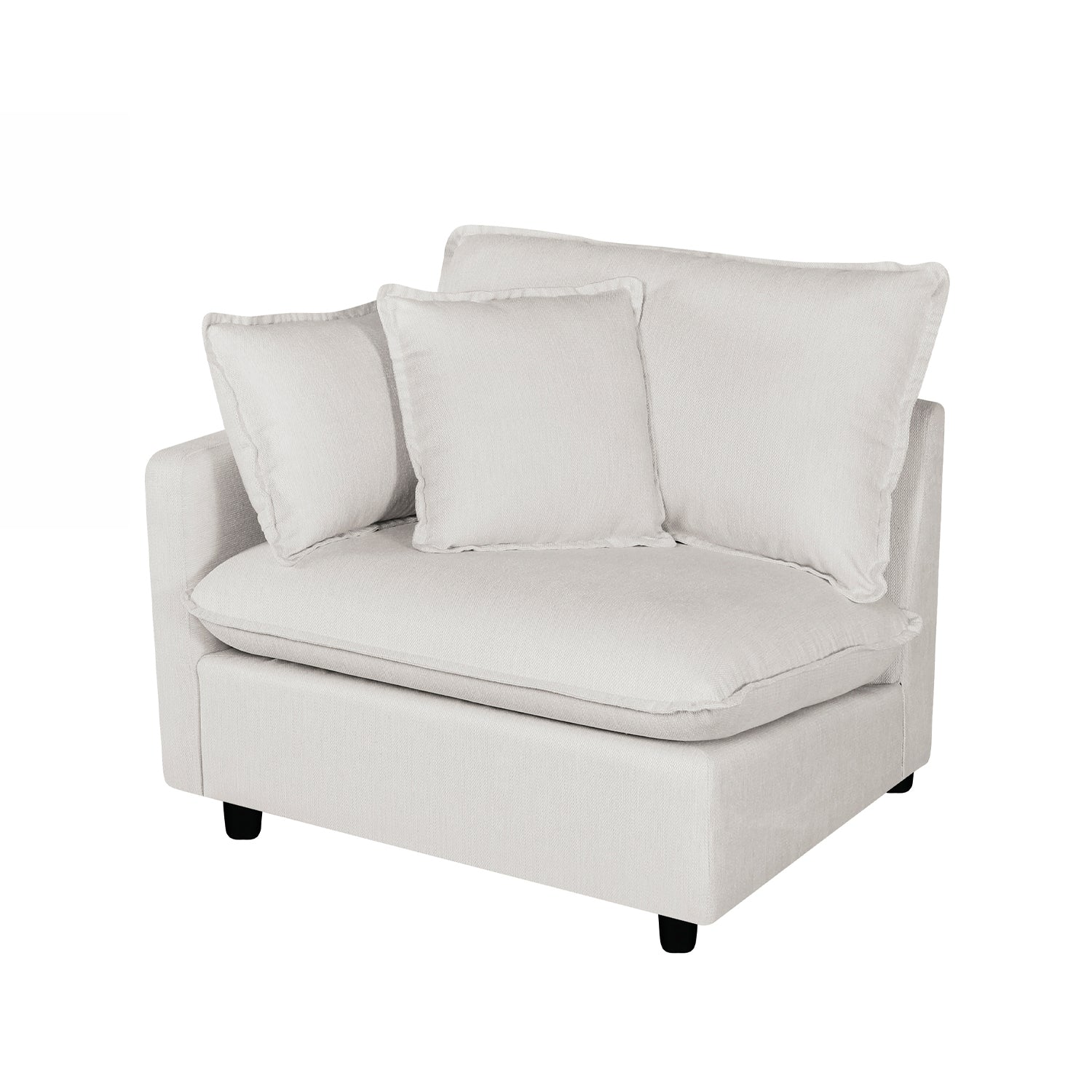 Design Republique Oakley Modular Left Hand Chair Natural