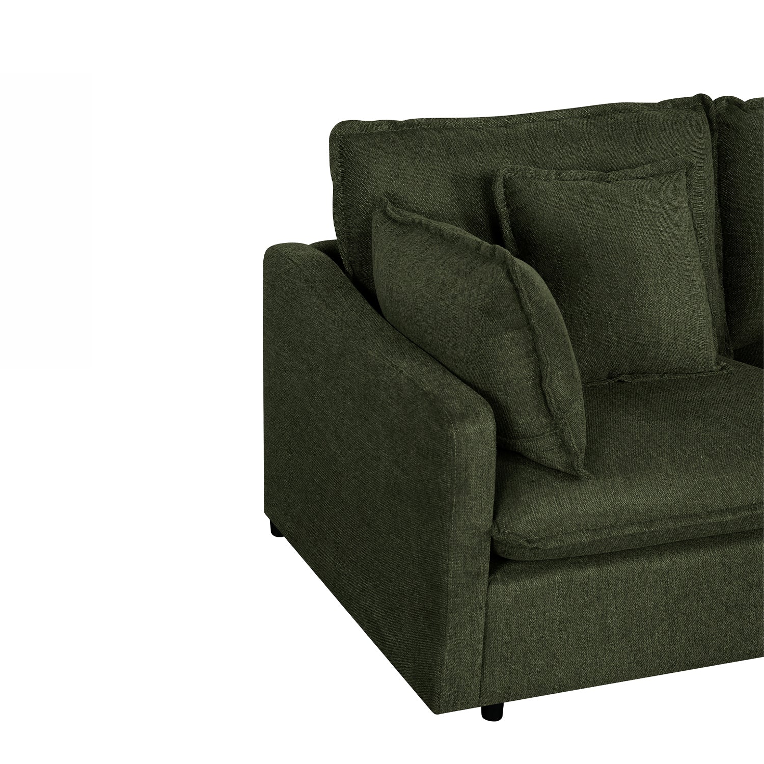 Design Republique Oakley Modular Left Hand Chair Moss