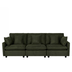 Design Republique Oakley Modular Left Hand Chair Moss