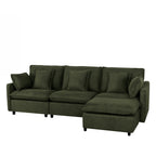 Design Republique Oakley Modular Armless Chair Moss