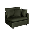 Design Republique Oakley Modular Right Hand Chair Moss