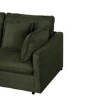 Design Republique Oakley Modular Right Hand Chair Moss