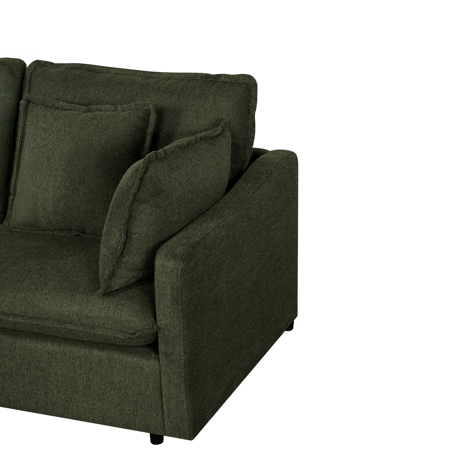 Design Republique Oakley Modular Right Hand Chair Moss
