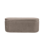 Design Republique Pleated Velvet Bench