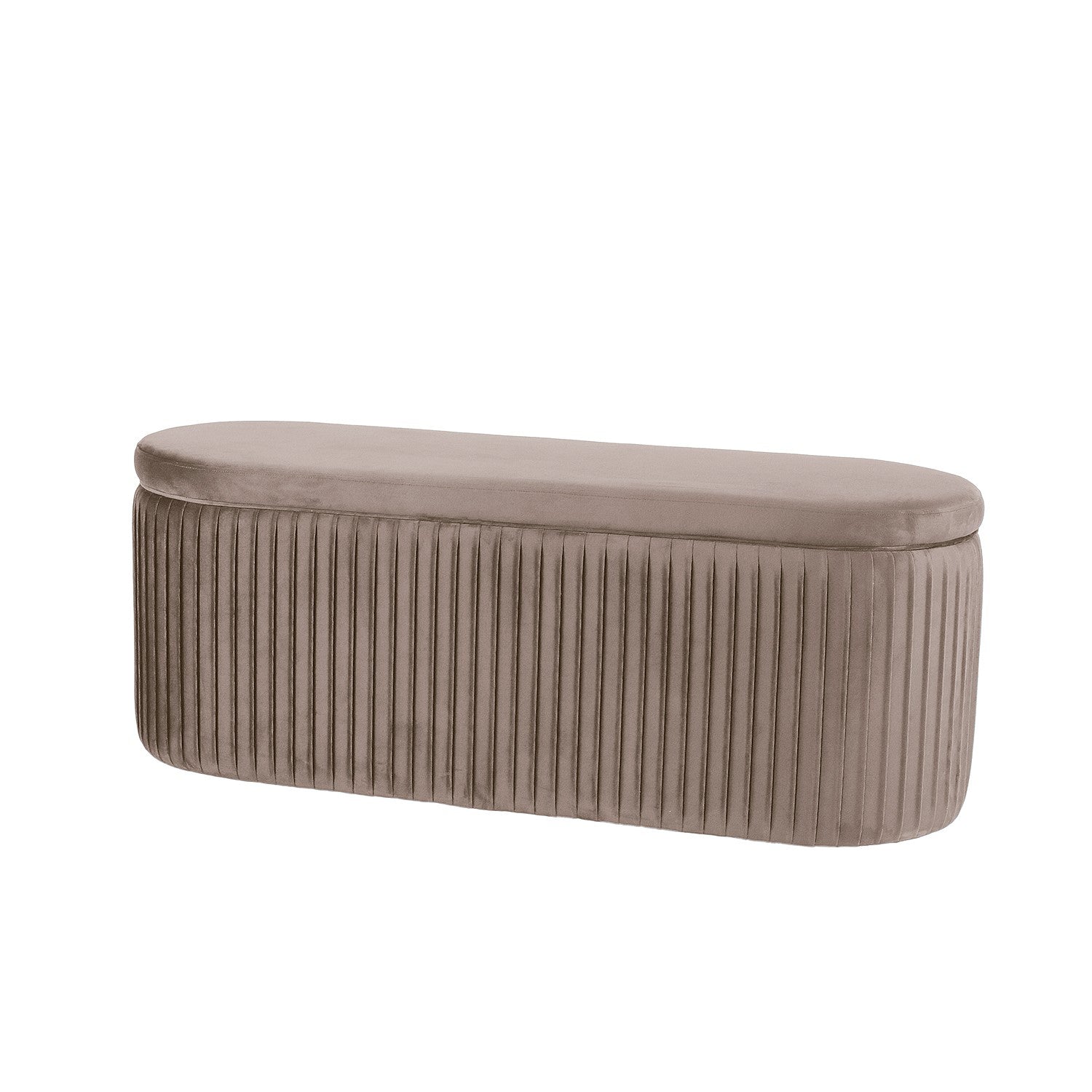 Design Republique Pleated Velvet Bench