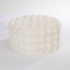 Design Republique Lottie Faux Fur Large Ottoman