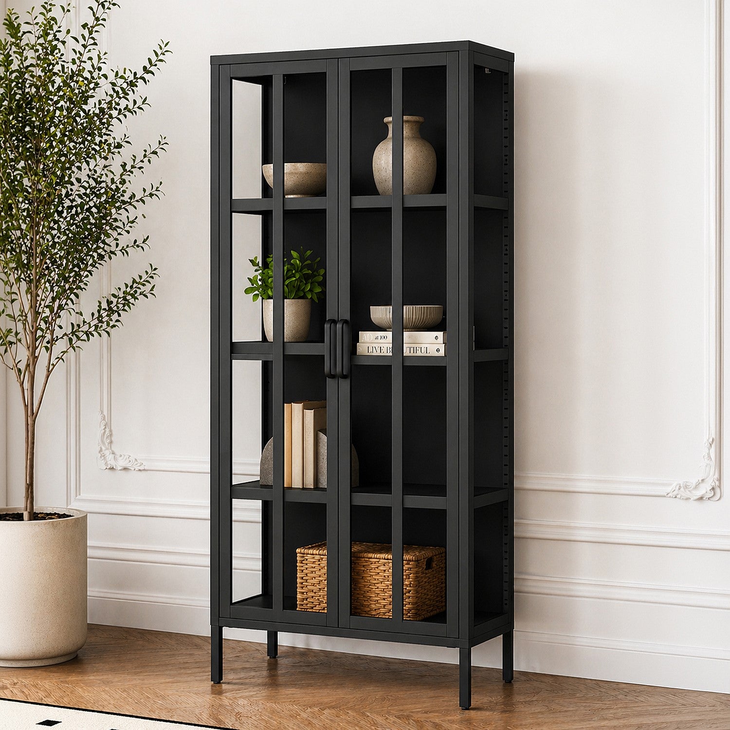 Design Republique Lando 2 Door Cabinet Tall