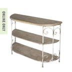 Gracious Living Lily Ornate Console Table