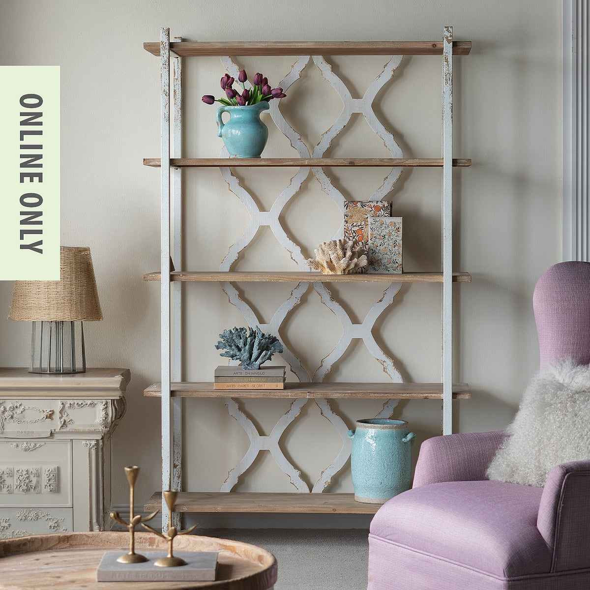 Gracious Living Lily Five Tier Bookshelf