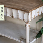 Gracious Living Lily Distressed Console Table